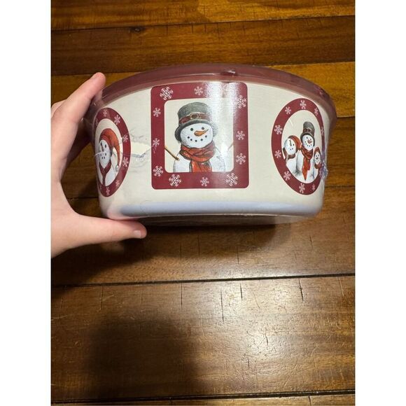 NWT St. Nicholas Square Yuletide Nesting Containers Set of 3 - Picture 2 of 4